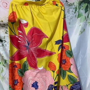 Fiesta floral skirt